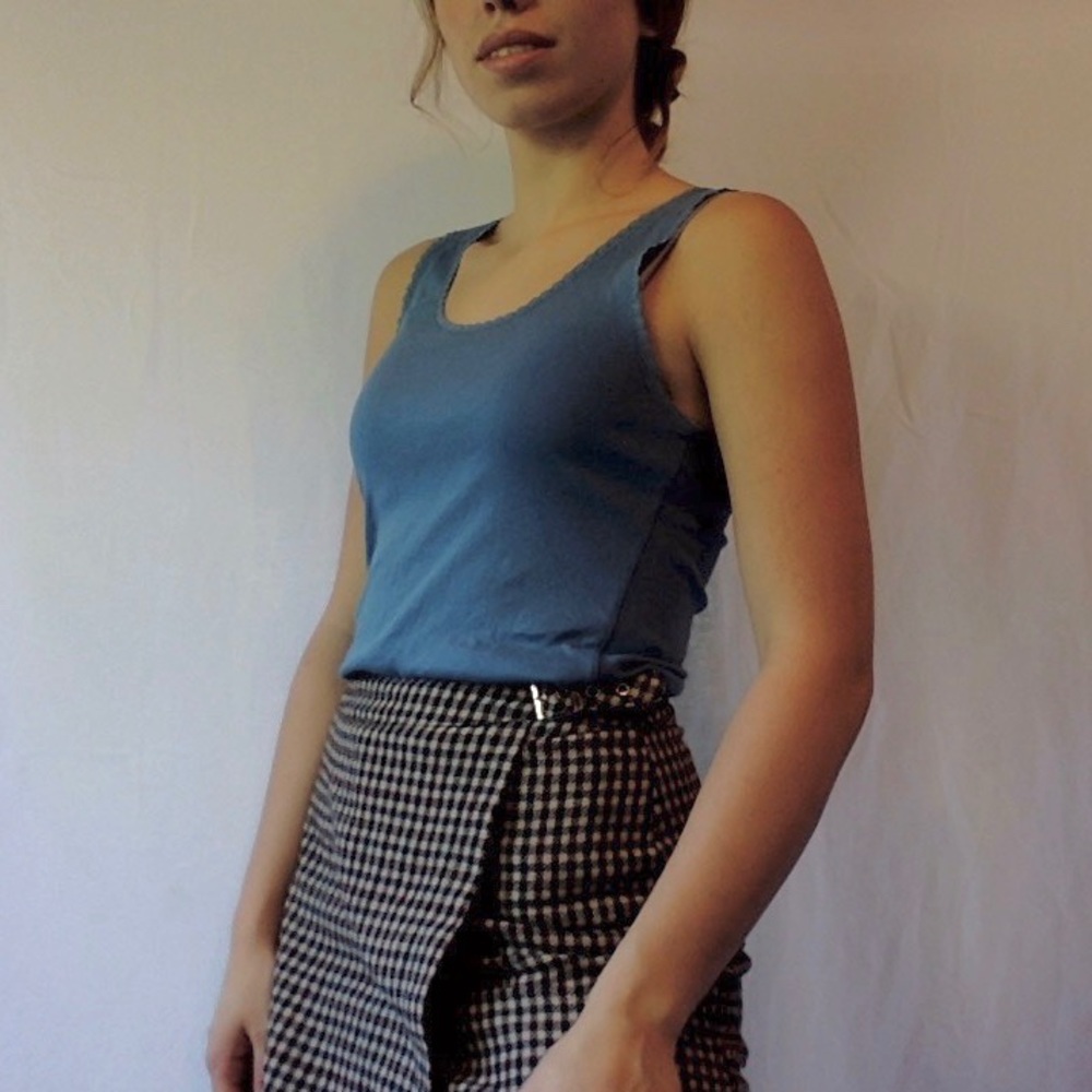 Blue H&M with Lace Trim
